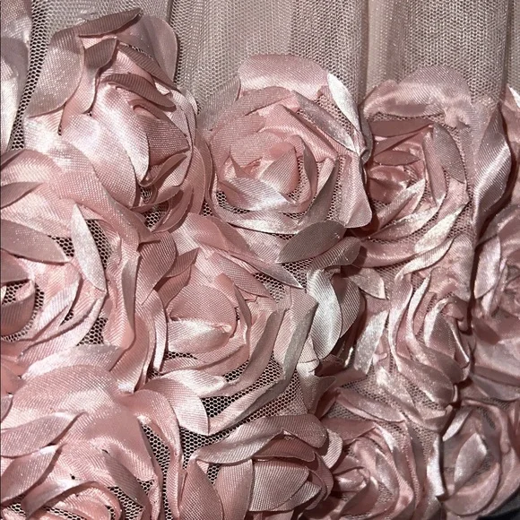 Nannette Pink Rosette Formal Dress Toddler size T3 - Picture 5 of 6